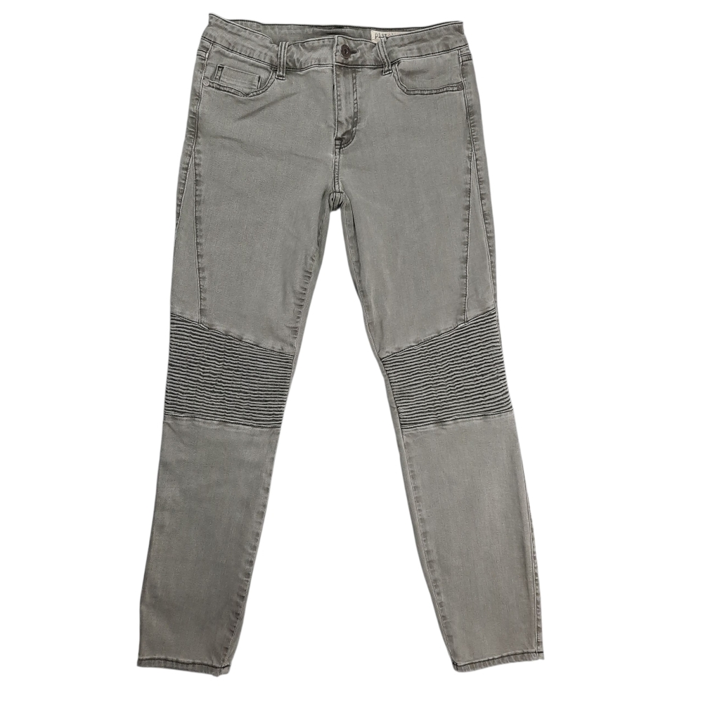 Pistola Gray Mid Rise Crop/Ankle Skinny Moto Jeans SZ 29
